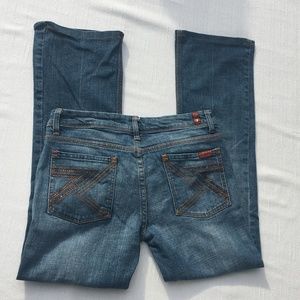 7 For All Mankind  Flynt orange pocket 27 7FAM